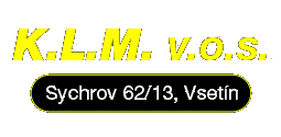 Vodohospodářské stavby a zemní práce – K.L.M. v.o.s.